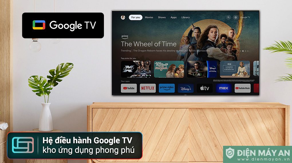 Google Tivi Sony BRAVIA 2 II 4K 43 inch K-43S25VM2 [43S25]
